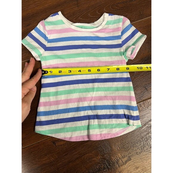 Old Navy Toddler Girls 18/24 Months Striped Tee and Black Skort Size 2T! - Picture 7 of 9